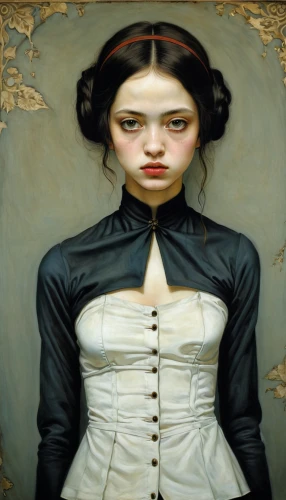 jasinski,viveros,gothic portrait,portrait of a girl,young woman,inamorata,mademoiselle,victorian lady,girl with cloth,portrait of a woman,girl in a long,pittura,gioconda,kreuk,mesmerism,victoriana,mystical portrait of a girl,maestra,woman sitting,dennings,Illustration,Realistic Fantasy,Realistic Fantasy 07