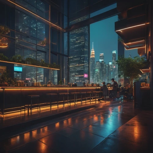 sathorn,skybar,shanghai,skypark,guangzhou,cityview,evening city,evening atmosphere,new york restaurant,skyloft,city lights,cityscape,city at night,skydeck,sky city tower view,ambient lights,night lights,nightlife,cityscapes,citylights,Illustration,American Style,American Style 15