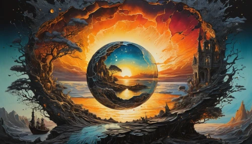maelstrom,arkenstone,fablehaven,mirror of souls,fantasy art,witchfire,fire ring,triquetra,sauron,samhain,samudra,eragon,silmarillion,asatru,toroid,silmarils,valinor,fantasy picture,realms,ring of fire,Art,Classical Oil Painting,Classical Oil Painting 31