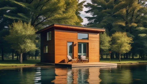 wooden sauna,floating huts,houseboat,inverted cottage,cube stilt houses,house by the water,house with lake,outhouse,boat house,small cabin,houseboats,boat shed,summerhouse,summer house,wooden house,pool house,electrohome,cubic house,cube house,wood doghouse,Photography,General,Realistic