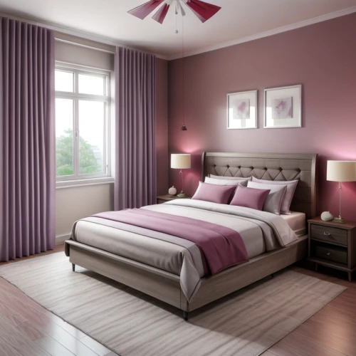 rovere,3d rendering,light purple,modern room,bedroom,wallcoverings,softline,chambre,interior decoration,render,search interior solutions,wallcovering,purple chestnut,bedrooms,bedroomed,decortication,donghia,purple,headboards,3d render