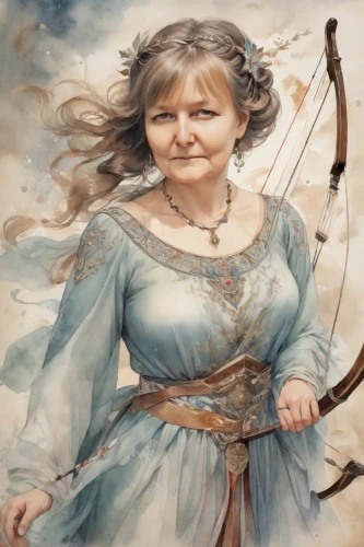 joan of arc,celtic queen,warrior woman,aslaug,boudica,gunnhild,elenore,thorhild,eilonwy,catelyn,frigga,caramon,female warrior,thracian,scythia,balalaika,cepora judith,scotswoman,kriemhild,wiglaf,Digital Art,Watercolor