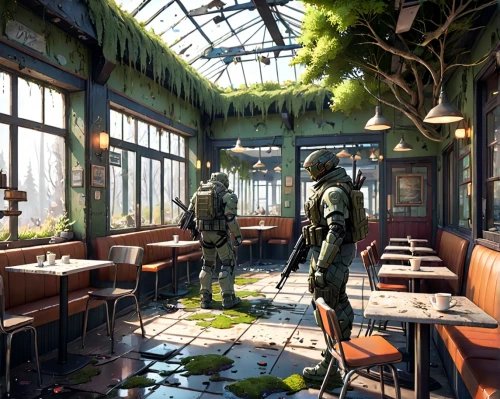 the coffee shop,watercolor cafe,paris cafe,coffeeshop,coffee shop,cafe,tearoom,eatery,lunchroom,dishonored,tavern,bistrot,luncheonette,cryengine,street cafe,commissary,artyom,diner,teashop,bistro,Anime,Anime,General