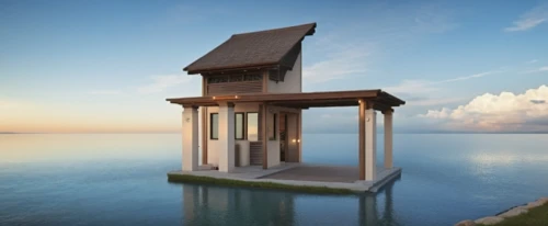 lifeguard tower,stilt house,watch tower,stilt houses,observation tower,cube stilt houses,floating huts,lookout tower,sunken church,house by the water,house with lake,wishing well,water well,dovecote,seasteading,summerhouse,3d rendering,coastal protection,island suspended,watchtower,Photography,General,Realistic