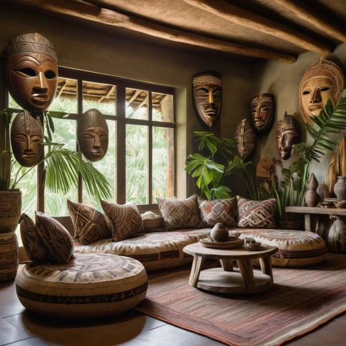 african masks,african art,tribal masks,interior decor,shamans,african culture,javanese traditional house,cottars,benin,bohemian art,africaines,the sculptures,auroville,tikis,woodcarvings,interior decoration,african drums,tribespeople,tribes,decor,Photography,Fashion Photography,Fashion Photography 16