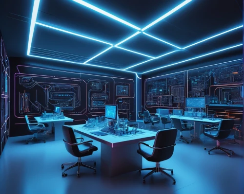 neon human resources,computer room,cybercafes,the server room,ufo interior,blur office background,conference room,cyberscene,boardroom,electroluminescent,spaceship interior,nightclub,cybertown,modern office,cybercafe,board room,workspaces,meeting room,working space,cyberworks,Illustration,Vector,Vector 06