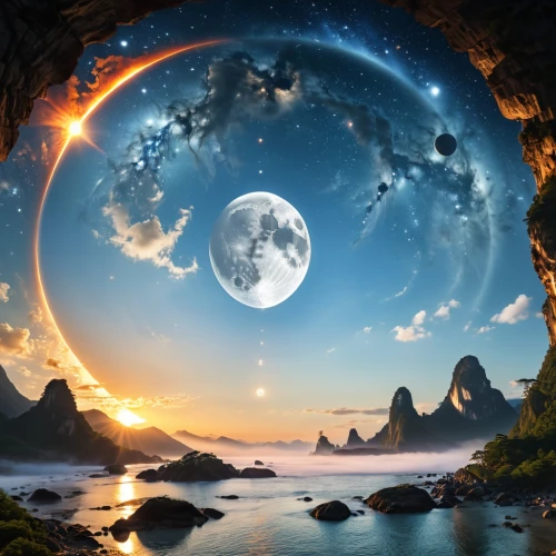 moon and star background,phase of the moon,sun moon,moon phase,moonbeams,fantasy picture,celestial body,celestial bodies,lunar landscape,sun and moon,dreamscapes,macrocosm,moons,moonscapes,alien planet,moon phases,mooncoin,dreamtime,extant,hanging moon,Photography,General,Realistic