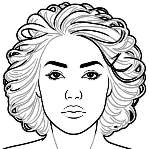 comic halftone woman,coloring page,retro 1950's clip art,coloring pages,fashion vector,my clipart,line drawing,rotoscoped,coloring pages kids,marilyn monroe,vectoring,clipart,eyes line art,rgd,diahann,woman's face,coreldraw,bouffant,zoheir,vectorization,Design Sketch,Design Sketch,Rough Outline