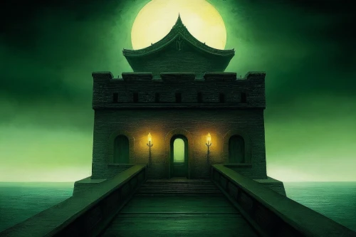 ghost castle,cartoon video game background,witch house,haunted castle,house silhouette,witch's house,shadowgate,khandaq,watchtower,castle of the corvin,morgul,watch tower,victory gate,hall of the fallen,the haunted house,background design,blackgate,portal,innsmouth,castle keep,Illustration,Paper based,Paper Based 18