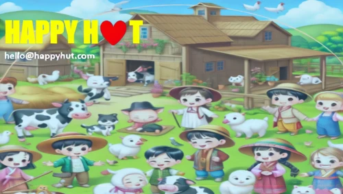 acpc,happyland,children's background,happily,birthday banner background,happoshu,happy birthday background,farm animals,happy cows,moomin world,farm background,mytown,birthday background,barnyard,lupini,cyworld,april fools day background,happy holiday,children's day,cow herd