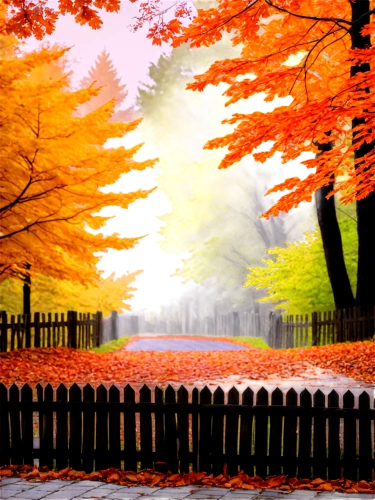 autumn background,autumn scenery,white picket fence,autumn landscape,autumn frame,fall landscape,autumn forest,autumn park,one autumn afternoon,wooden fence,autumn day,the autumn,autumn in the park,autumn,autumn idyll,late autumn,just autumn,autumn trees,autumn walk,in the autumn,Illustration,Paper based,Paper Based 18