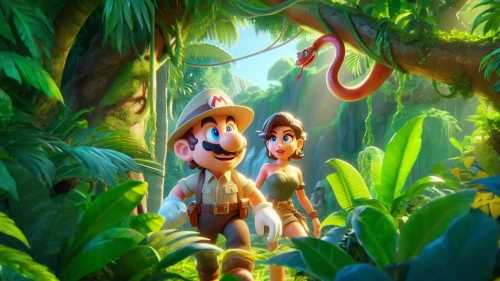 madagascans,madagascan,monkeybone,tarzan,jungle,rainforest,tropical forest,rainforests,tropical jungle,madagascar,caballeros,cartoon forest,menehune,rayman,scrat,banana tree,tropical bird climber,tangled,banana trees,garden of eden