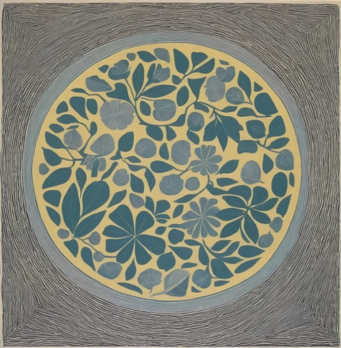maiolica,decorative plate,majolica,water lily plate,circular ornament,ceramic tile,whirlpool pattern,circular pattern,fruit pattern,3-fold sun,blue leaf frame,lemon pattern,sgraffito,wooden plate,ofili,spanish tile,circle paint,paradorn,motifs of blue stars,fig leaf,Art,Artistic Painting,Artistic Painting 50