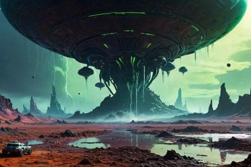 primordia,alien planet,alien world,futuristic landscape,homeworlds,wildstar,homeworld,gravemind,sulaco,coldharbour,cardassia,gas planet,extrasolar,stellaris,scifi,outworld,tiberium,secunda,macroscale,sci fi,Conceptual Art,Sci-Fi,Sci-Fi 05