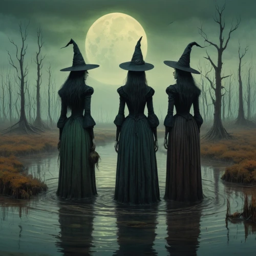 witches,sorceresses,norns,celebration of witches,covens,coven,witches' hats,priestesses,witch house,occultists,handmaidens,witching,witchhunts,bewitches,bewitching,witches' hat,canonesses,witchery,fantasmas,cauldrons,Art,Artistic Painting,Artistic Painting 49