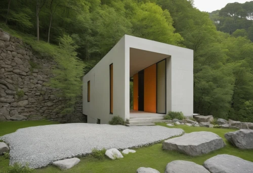 cubic house,inverted cottage,cube house,house in mountains,electrohome,3d rendering,frame house,prefab,house in the mountains,modern architecture,mountain hut,render,renders,mirror house,prefabricated,small cabin,archidaily,greenhut,modern house,passivhaus,Photography,General,Realistic