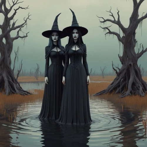 norns,sorceresses,covens,occultists,witches,coven,priestesses,samhain,mourners,malefic,hecate,cauldrons,gothic portrait,witch house,hekate,witching,harbingers,sabbats,handmaidens,martyrium,Conceptual Art,Daily,Daily 35
