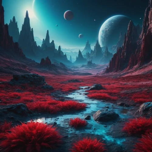 alien planet,alien world,lunar landscape,fantasy landscape,red planet,futuristic landscape,moonscape,valley of the moon,fantasy picture,barsoom,space art,barren,moon valley,desert planet,exoplanets,volcanic landscape,cosmos field,landscape red,panspermia,moonscapes,Photography,General,Fantasy