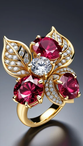 mouawad,chaumet,ring with ornament,ring jewelry,birthstone,goldsmithing,black-red gold,rubies,golden passion flower butterfly,boucheron,colorful ring,ruby red,jewelry manufacturing,clogau,jewelry florets,jeweller,anello,ring dove,jewelled,jewellers,Unique,3D,3D Character