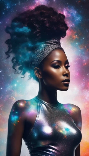 afrofuturism,nebula,binti,nebula 3,nebula guardian,ororo,andromeda,galaxy,aura,fantasy portrait,niobe,azari,digital art,aquarius,world digital painting,digital painting,galactic,zodiac sign gemini,gemini,aquarian,Conceptual Art,Daily,Daily 32