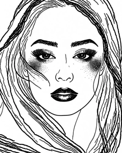 rotoscoped,uncolored,line drawing,line art,eyes line art,hadid,coloring page,dooling,rotoscope,lineart,sketching,comic halftone woman,thirlwall,underdrawing,mono line art,sketched,angel line art,shadings,wipp,redrawing,Design Sketch,Design Sketch,Rough Outline