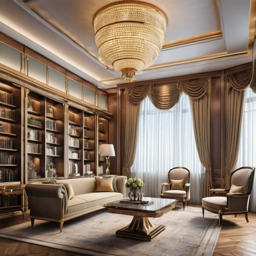 luxury home interior,bookcases,bookshelves,great room,ornate room,interior decoration,opulently,livingroom,interior design,reading room,living room,interior modern design,bookcase,contemporary decor,poshest,apartment lounge,penthouses,opulent,donghia,sitting room,Photography,General,Realistic