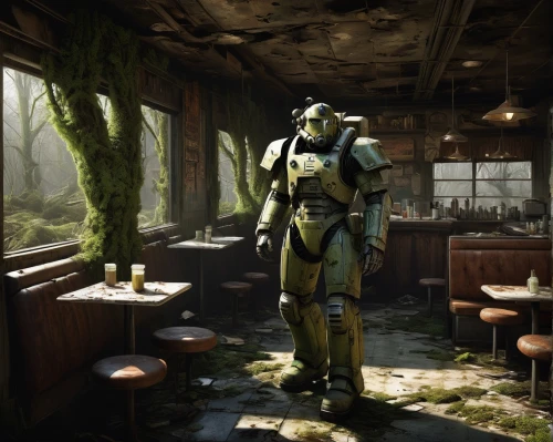 mandalorian,denboba,cantina,boba,droids,tavern,droid,outpost,fallout,bethesda,fresh fallout,rosa cantina,bistro,sector,rathskeller,wine tavern,butterfields,katarn,background ivy,sencha,Conceptual Art,Daily,Daily 01