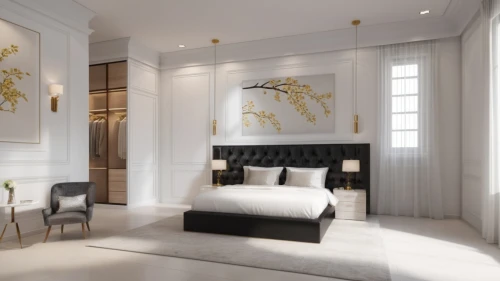 guest room,bedchamber,luxury home interior,modern room,bedrooms,guestrooms,headboards,bedroom,chambre,ornate room,sleeping room,great room,interior decoration,3d rendering,contemporary decor,fromental,modern decor,wallcoverings,interior modern design,claridge,Photography,General,Realistic