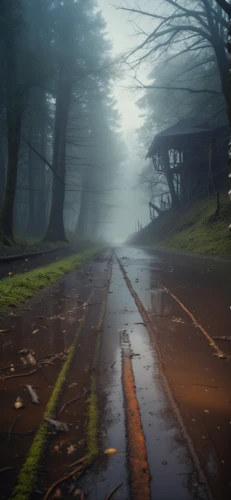 forest road,road forgotten,the road,empty road,mountain road,foggy forest,roads,fork road,oakhurst,winding road,foggy landscape,haunted forest,dusty road,appalachia,road to nowhere,country road,enb,road,eerie,dark park