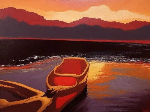 boat landscape,rowboats,canoes,kayaker,rowing boats,row boat,pedal boats,canoe,rowing boat,canoer,oil on canvas,boat on sea,canoeist,kayak,speedboat,oil painting on canvas,pedalo,watercraft,water boat,paddle boat,Conceptual Art,Daily,Daily 08