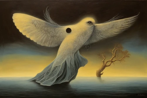 dove of peace,angel wing,angel wings,the angel with the cross,cherubim,icarus,seraphim,transfigured,angelology,the archangel,oil painting on canvas,light bearer,constellation swan,surrealism,angel of death,mediumship,obatala,doves of peace,transfiguration,baroque angel,Illustration,Realistic Fantasy,Realistic Fantasy 40