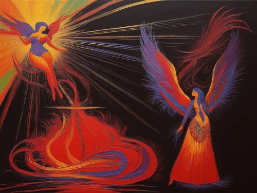 momix,pentecost,vivants,dancers,archangels,pentecostalist,sylphs,firebirds,annunciation,pentecostalists,shamanic,energies,dancing flames,fire dance,phoenixes,tanoura dance,whirling,shamanism,paschke,eurythmy,Illustration,Black and White,Black and White 21