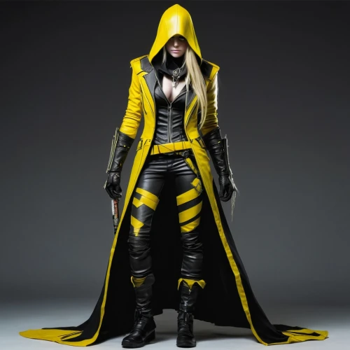 kryptarum-the bumble bee,goldust,yellowjacket,umbra,hourman,vax figure,yellow and black,palila,izanagi,electro,millia,jaune,sabretooth,cyrax,bayonetta,malvolio,rogue,illyana,yellow jacket,volt,Illustration,Realistic Fantasy,Realistic Fantasy 06