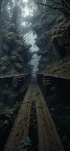 road to nowhere,road forgotten,enb,hollow way,eerie,pinhole,branchline,forest road,railroad trail,the descent to the lake,railroad,ghost train,sokurov,the road to the sea,the road,disused railway line,railroad line,siegbahn,haunted forest,wooden bridge