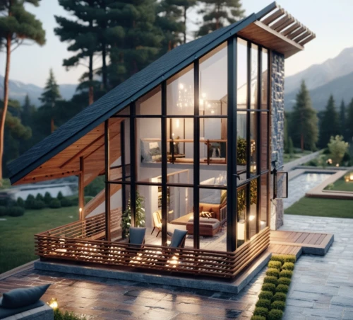 modern house,electrohome,frame house,the cabin in the mountains,cubic house,wooden house,house in the mountains,timber house,smart house,chalet,3d rendering,house in mountains,prefab,smart home,mid century house,beautiful home,small cabin,render,homebuilding,inverted cottage,Photography,General,Commercial