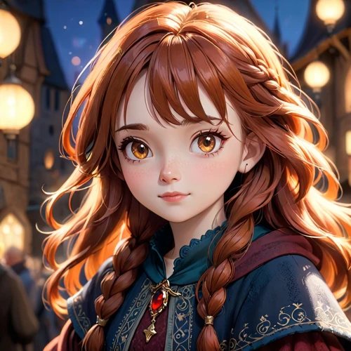 merida,princess anna,demelza,kolken,fantasy portrait,romani,fairy tale character,serafina,anastasia,katara,annie,belle,eleonore,reynir,nelisse,ellinor,lysa,lenya,girl portrait,cinnamon girl,Anime,Anime,Cartoon