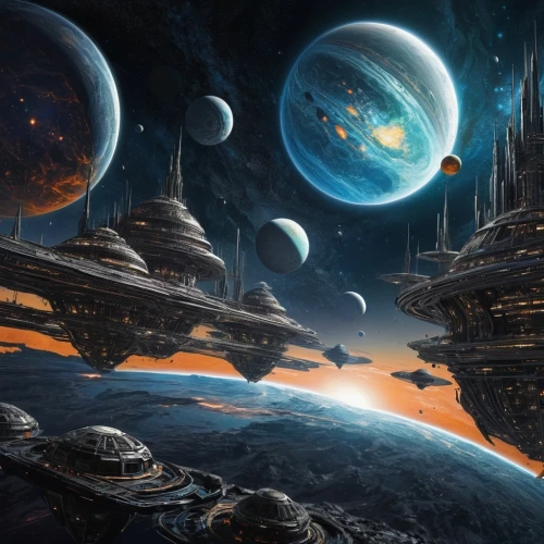 cardassia,sci fiction illustration,alien planet,futuristic landscape,alien world,homeworld,homeworlds,space art,space ships,deltha,sci fi,stellaris,scifi,fantasy picture,barsoom,sci - fi,megaships,citadels,habitable,exoplanets