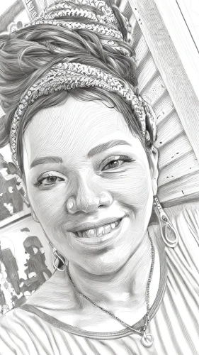 oduwole,nigeria woman,coreldraw,caricatured,manobo,gbowee,lumad,photo painting,graphite,sketched,sirleaf,dooling,potrait,akeelah,vectorization,caricaturing,ifeoma,african woman,nnenna,chioma,Design Sketch,Design Sketch,Character Sketch