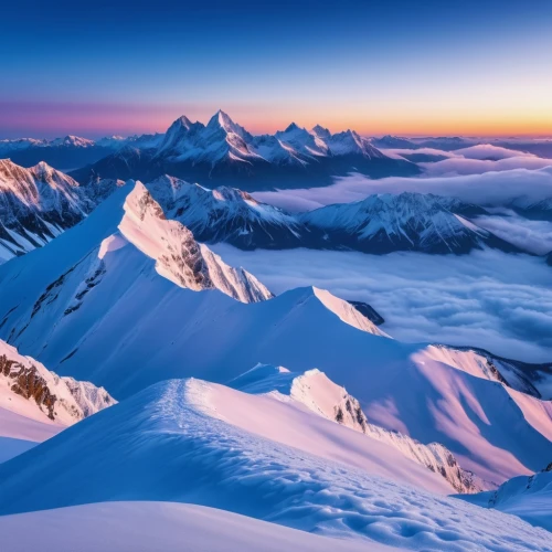 snowy mountains,mont blanc,mount everest,snow mountains,top mount horn,landscape mountains alps,ortler winter,bernese alps,snow mountain,the alps,snowy peaks,high alps,mountain sunrise,snow landscape,mountains snow,alps,gasherbrum,swiss alps,everest region,alpine sunset,Photography,General,Realistic