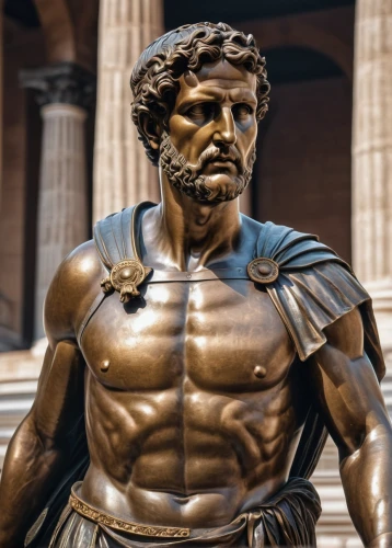 statue of hercules,caracalla,menelaus,themistocles,heracles,gladiator,elagabalus,aurelian,persius,achilles,adonais,peleus,hadrian,leonidas,thucydides,golino,herakles,eurypylus,archelaus,syrius,Photography,General,Realistic