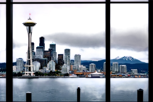 seattle,seattleite,vancity,space needle,skylines,black city,city scape,highrises,cityscapes,sealth,seattleites,megacities,tall buildings,caprica,westcoast,skycity,portlanders,vancouver,gasworks,scenically,Conceptual Art,Fantasy,Fantasy 34