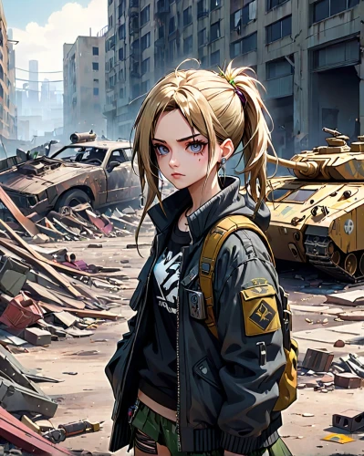 postapocalyptic,wasteland,civilian,gunkanjima,post apocalyptic,akamatsu,scrapyard,christa,eugen,sakazaki,scrap yard,niyazova,tanya,katyusha,apocalyptic,aoyama,kallen,bns,zhomova,yorac,Anime,Anime,General