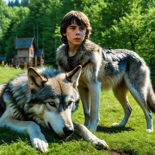 warg,werwolf,wolfsangel,terabithia,two wolves,wolfs,bran,loups,wolves,wolffian,european wolf,wolfen,wolfgramm,wolfsthal,timberwolf,starks,schindewolf,boy and dog,pevensie,wolf,Photography,General,Realistic