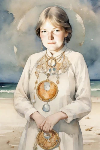 woman holding pie,girl with bread-and-butter,khnopff,woman with ice-cream,maidservant,girl with cereal bowl,sokurov,anchoress,the sea maid,sand rose,ariadne,timoshenko,sea beach-marigold,religieuse,mesdag,white lady,marianne,temperance,galadriel,delvaux,Digital Art,Watercolor