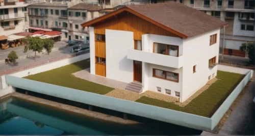 house with lake,house by the water,model house,swiss house,cube stilt houses,miniature house,3d rendering,cubic house,residential house,houseboat,sketchup,smart house,pokhari,aqua studio,stilt house,floating huts,cube house,inverted cottage,bagmati,appartment building