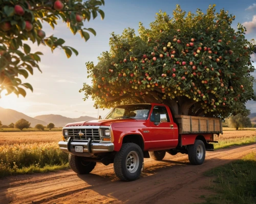 ford truck,pick-up truck,pickup truck,apple harvest,orchardist,pickup trucks,fruit car,strawberry tree,fruit tree,jeep gladiator rubicon,fruit picking,landrover,great cherry,quandong,picking apple,chestnut tree with red flowers,cart of apples,orchards,argan tree,agrobusiness,Photography,General,Commercial