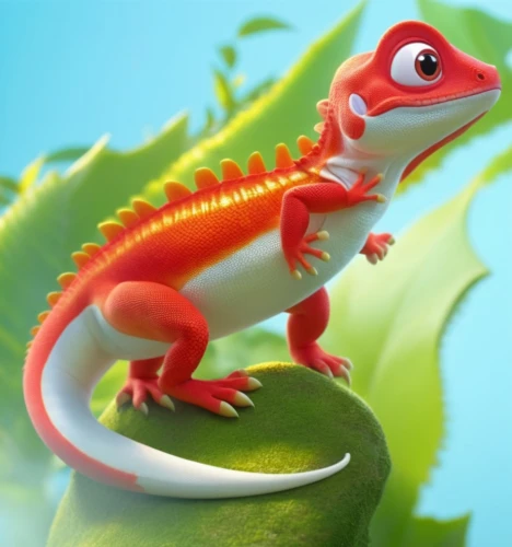 guanlong,malagasy taggecko,basiliscus,wonder gecko,red eft,gex,day gecko,hemidactylus,coelurus,gecko,playmander,psittacus,basilisks,geckos,synapsid,castoreum,anoles,anolis,agamid,theropoda,Unique,3D,3D Character