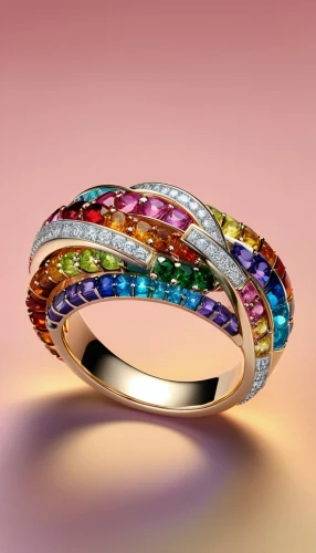 colorful ring,circular ring,wedding ring,dichroic,ring jewelry,bangles,bangle,ringen,colorful spiral,diamond ring,ammolite,finger ring,anillo,wedding band,colorful glass,golden ring,ring with ornament,gemology,iridescent,jewelled,Unique,3D,3D Character