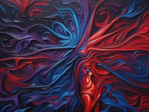 abstract painting,red and blue,abstract artwork,background abstract,red blue wallpaper,abstract background,abstractness,fluidity,lacquered,turmoil,abstract,entanglement,on a red background,abstraction,singularity,vortex,abstract air backdrop,abstract multicolor,red matrix,oil on canvas,Illustration,Realistic Fantasy,Realistic Fantasy 25