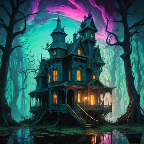witch's house,witch house,the haunted house,haunted house,house silhouette,lonely house,house in the forest,haunted castle,halloween background,ghost castle,creepy house,halloween wallpaper,dreamhouse,house with lake,treehouse,little house,forest house,victorian house,halloween poster,abandoned house,Conceptual Art,Daily,Daily 21
